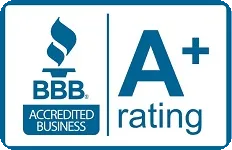 BBB Accredited Business, A+ rating